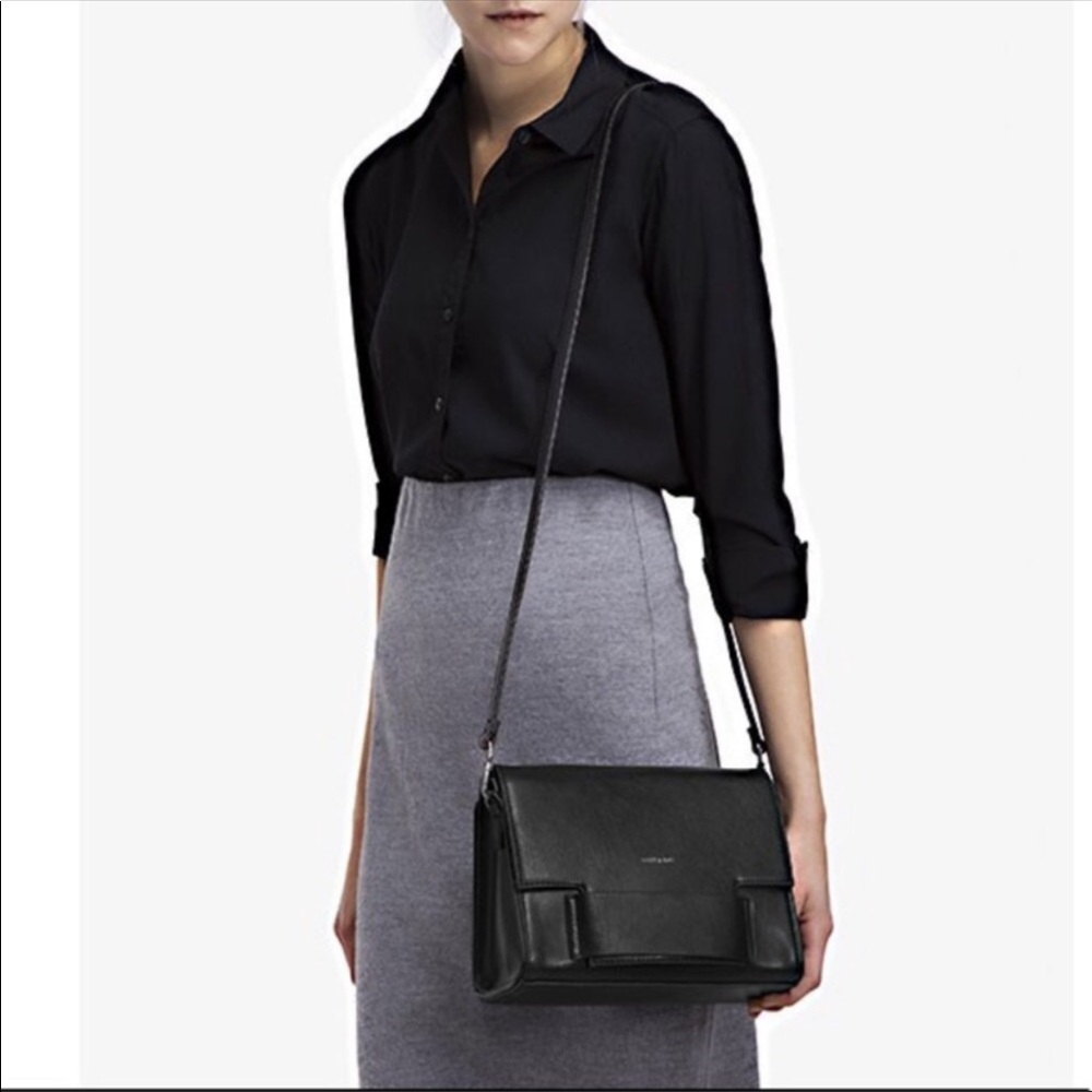 Matt and Nat Structured Bag- Black